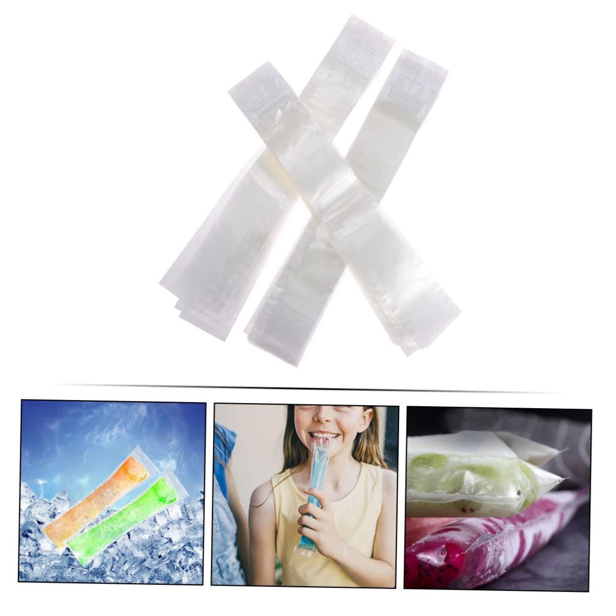 ULDIGI ULDIGI Reusable Popsicle Holders Ice Popsicles Bags 80Pcs Ice Lolly Packing Bags for Home Use