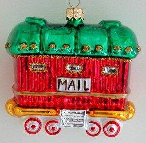 Arreola Design Arreola Design - Train Set - Polish Blown Glass Ornament - Set of Three