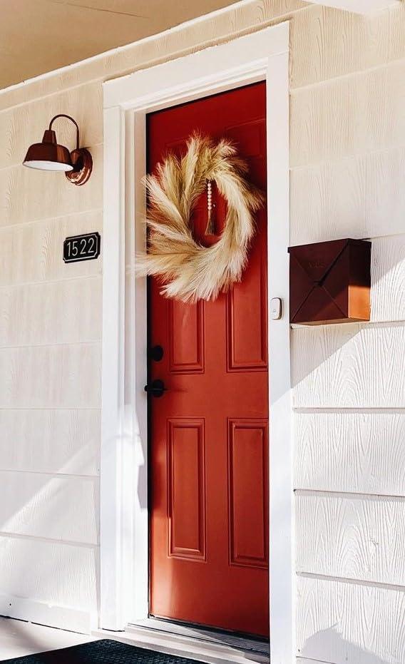 NACH NACH Mailboxes for Outside Wall Mount, 10 x 10 x 4 inch Antique Copper Mail Boxes for House Outside, Waterproof Mailboxes for Outside - Chicago Style Mail Box