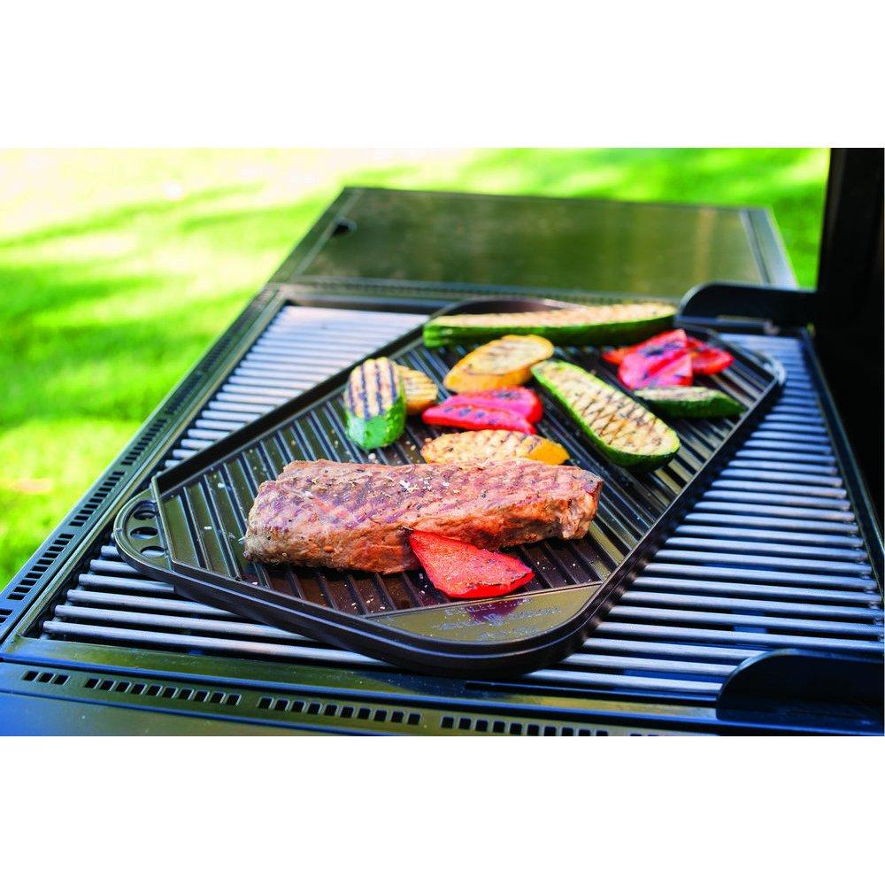 Nordic Ware Nordic Ware 2-Burner Reversible Grill Griddle, 20 by 10-3/4 Inch