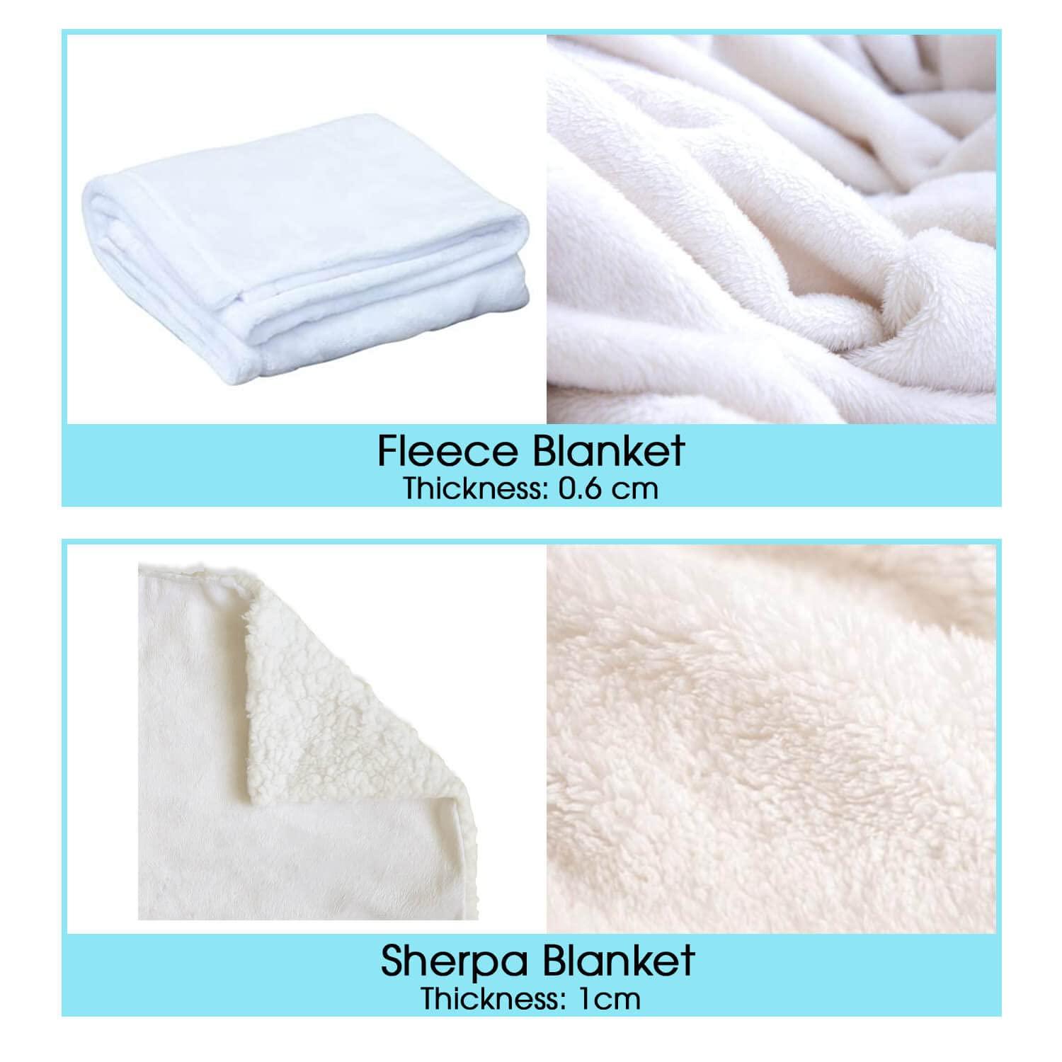 TeesNow TeesNow Personalized to My Daughter Blanket from Mom Dad Father Flower Elephant Moon Daughter Birthday Graduation Christmas Customized Fleece Throw Blanket (60 x 80 in Adult Size)