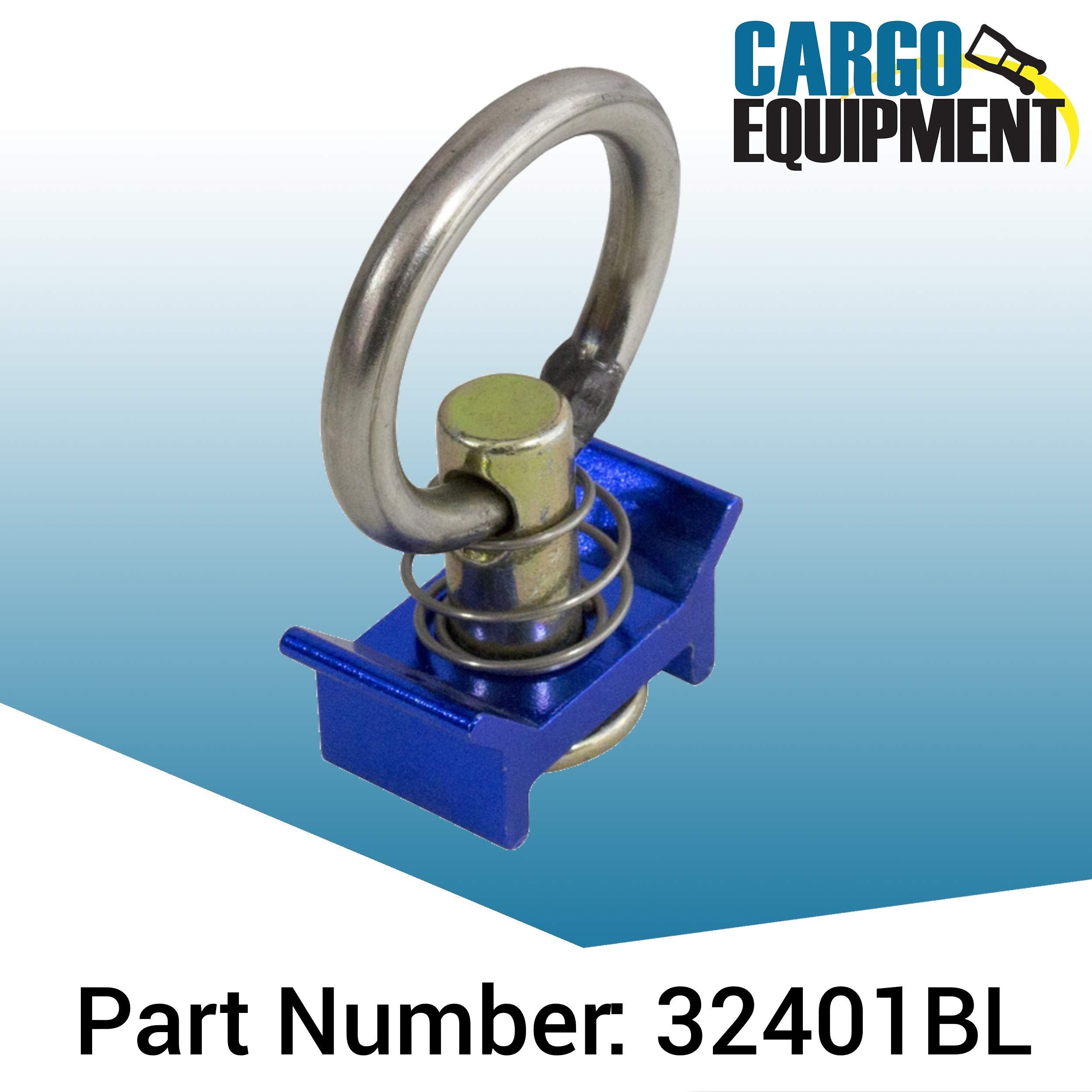 Cargo Equipment Corp. Cargo Equipment Corp. Single Stud L-Track Fitting with Round Ring (10Pack)