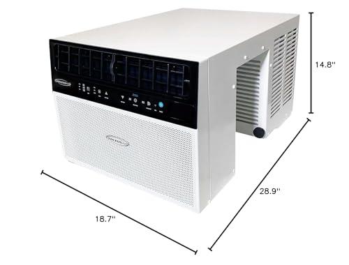 Soleus Air Soleus Air 6,000 BTU Over-the-Sill Air Conditioner: WiFi Enabled, Quiet Operation, Window View Friendly (Up to 11" Sill Width)