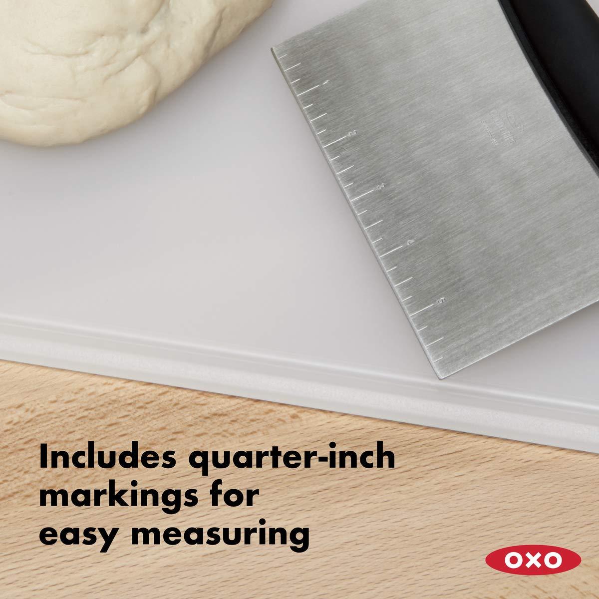 OXO OXO Good Grips Stainless Steel Smooth Potato Masher + OXO Good Grips Stainless Steel Scraper & Chopper