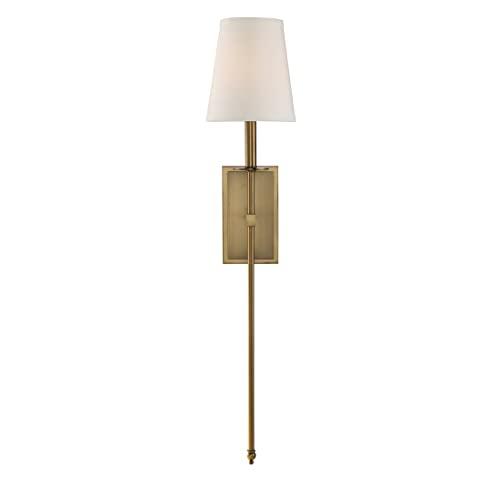 Savoy House Savoy House 9-7144-1-322 Monroe 1-Light Sconce in Warm Brass