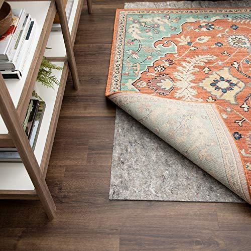Mohawk Home Mohawk Home 5\' x 8\' Non Slip Rug Pad Gripper 1/4 Thick Dual Surface Felt + Rubber Gripper - Safe for All Floors
