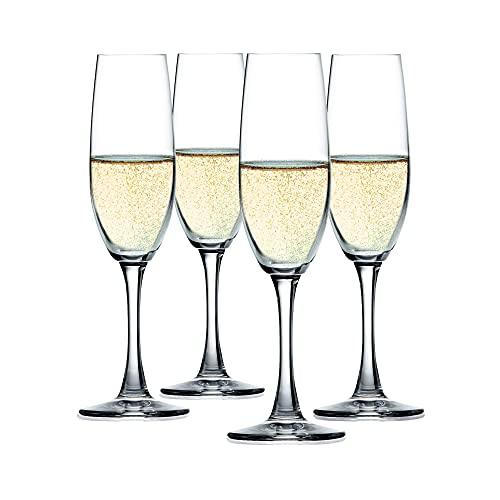 Spiegelau Spiegelau Wine Lovers Champagne Wine Glasses Set of 4 - European-Made Crystal, Classic Stemmed, Dishwasher Safe, Professional Quality Wine Glass Gift Set - 6.7 oz