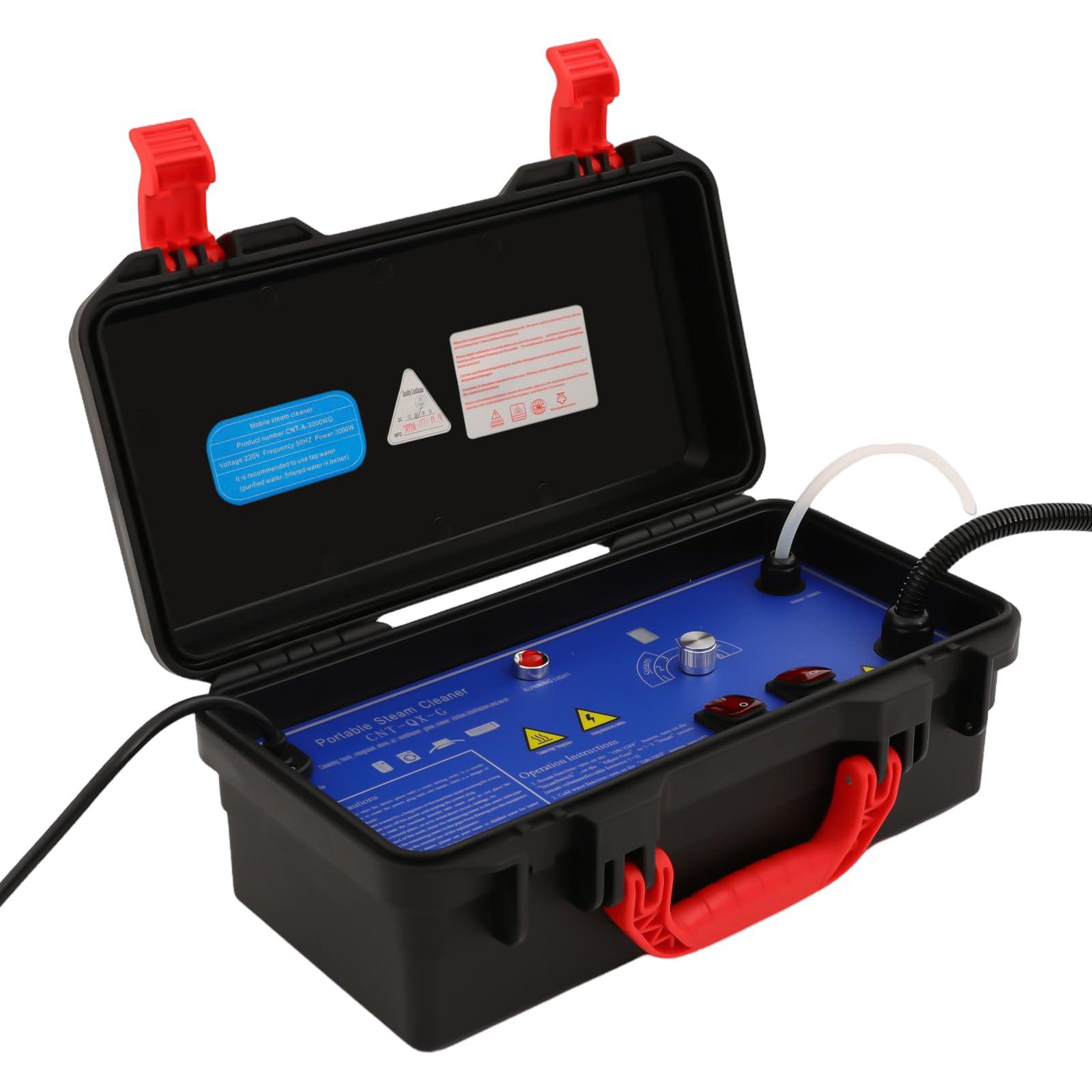 Gdrasuya10 110V Handheld High Pressure Steam Cleaner for Cars, 1700W Portable High Temperature Steam Cleaner 3-5bar High Pressure Steam Cleaning Machine Pressurized Steam Cleaner for Kitchen, Restaurants