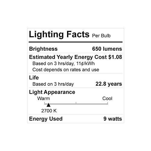 GE GE Reveal 6-Pack 65 W Equivalent Dimmable Color-Enhancing R30 LED Light Fixture Light Bulbs