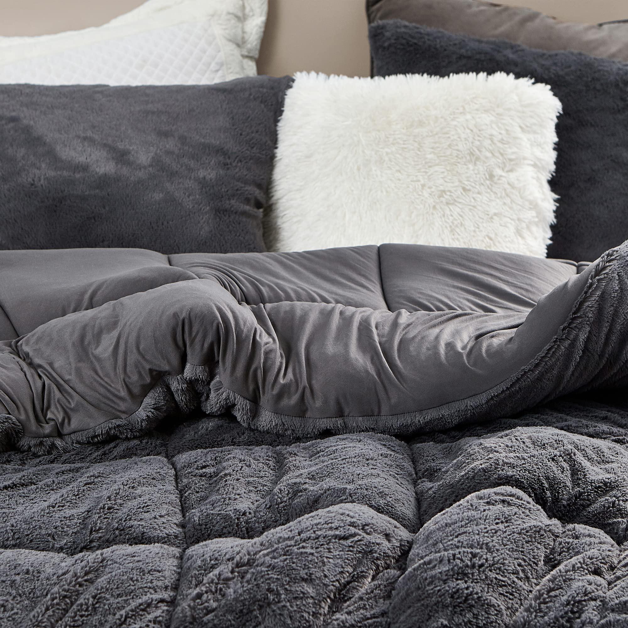 Byourbed Byourbed are You Kidding Bare - Coma Inducer Queen Comforter - Charcoal Gray