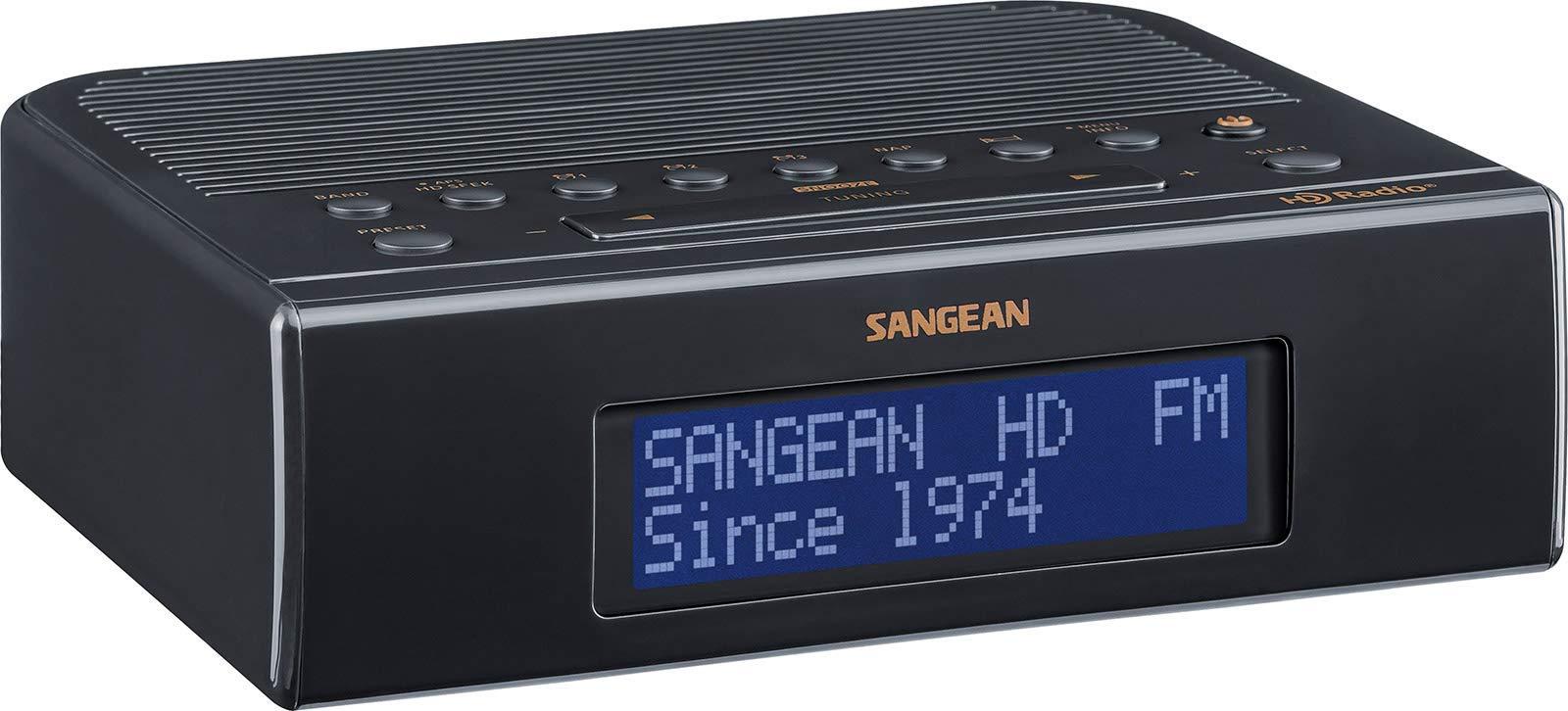 Sangean Sangean SG-114 AM/FM HD Clock Radio with USB Charging (Black)