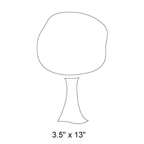 My Wonderful Walls Tree Stencil for Painting The Walls and Furniture of a Classroom