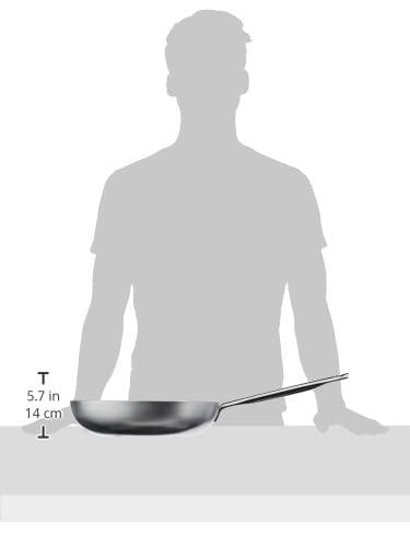 Pentole Agnelli Pentole Agnelli ALMR1111B32 Countersunk Radiant Pan High, Aluminum 5 mm, 32 cm