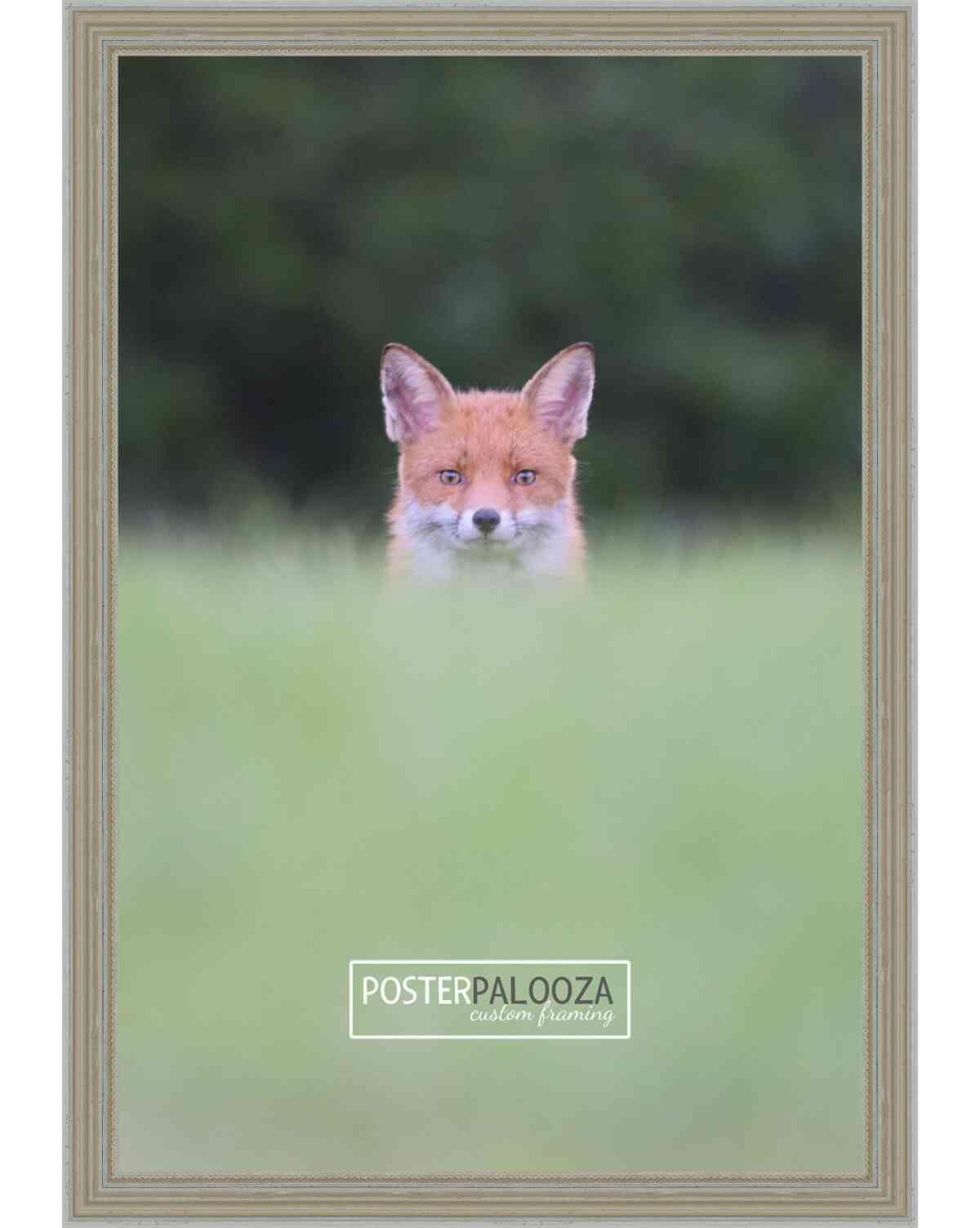 Poster Palooza Poster Palooza 3x5 Traditional Silver Complete Wood Picture Frame with UV Acrylic Plexiglass, Foam Board Backing & Hardware Included - 3x5 Inch Frame