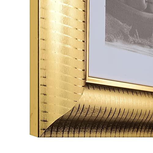 WHOLESALE ARTS AND FRAMES WHOLESALE ARTS AND FRAMES 3-5/8\" Polystyrene Millenial Modern Picture Frame 22x22 Metallic Gold by WholesaleArtsFrames-com 325 Series Made In USA