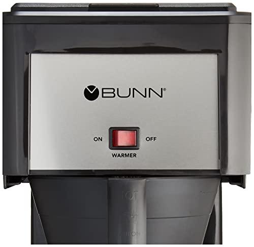 BUNN BUNN GRB Velocity Brew 10-Cup Home Coffee Brewer, Black