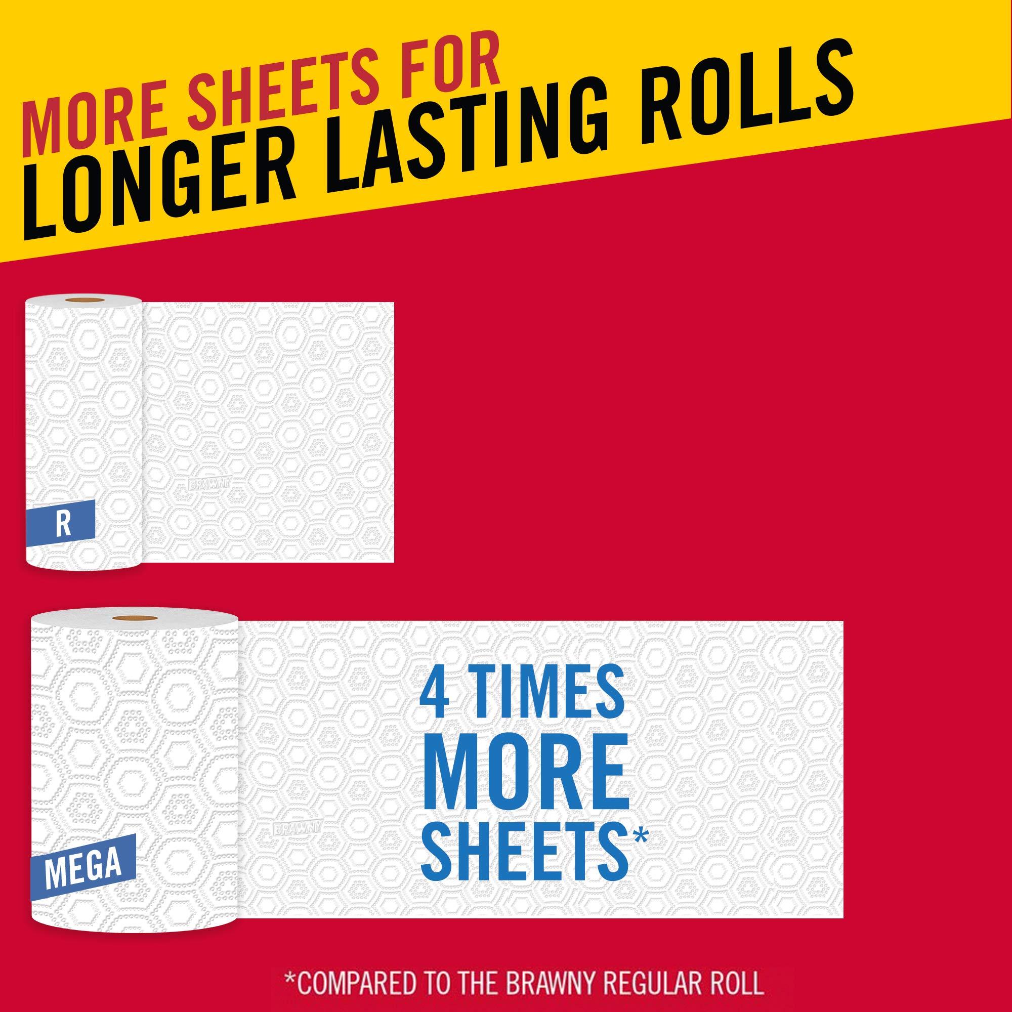 Brawny Brawny Pick-A-Size Paper Towels, 1 Mega Roll = 4 Regular Rolls