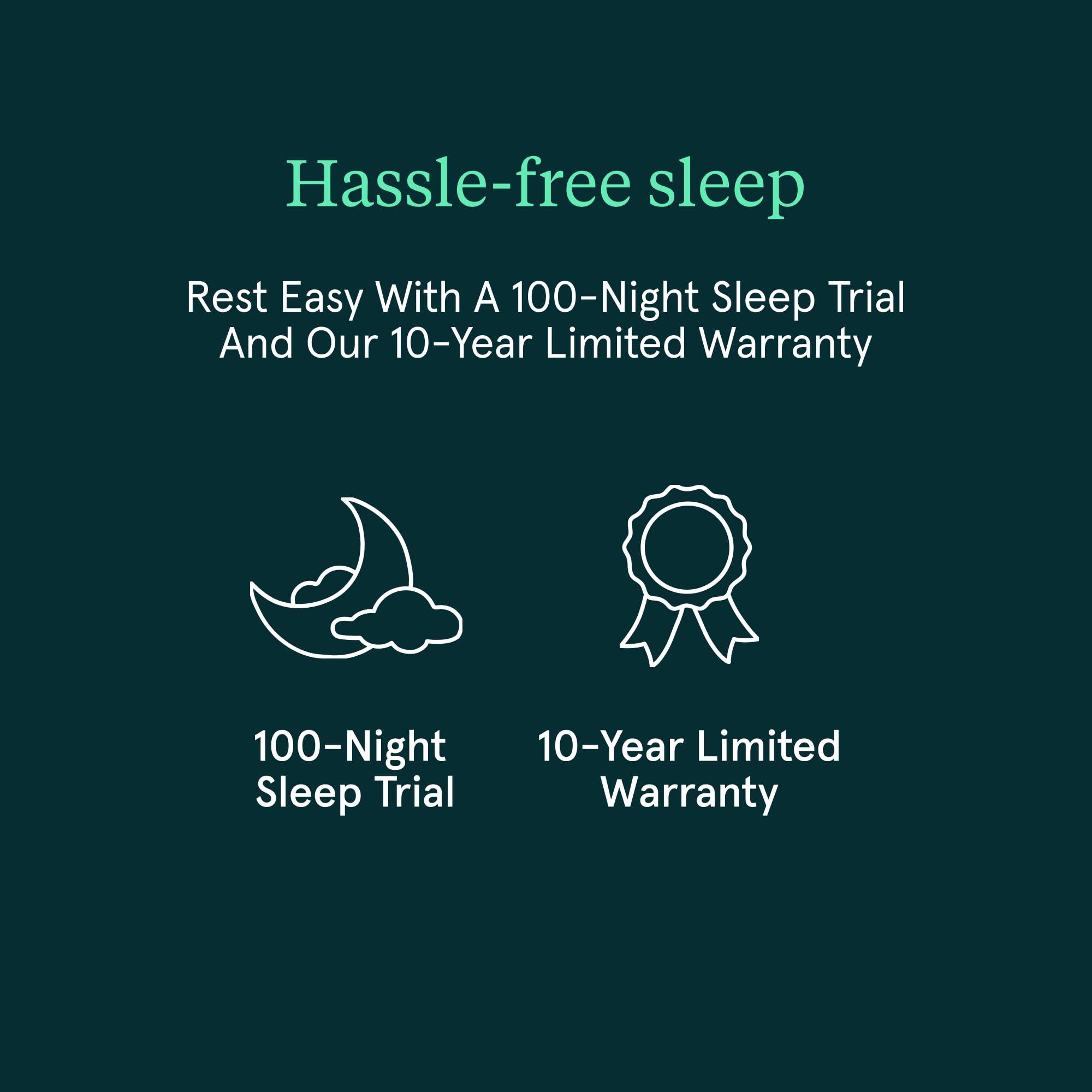 Tuft & Needle Tuft & Needle Kin Medium Plush 12\" Twin Adaptive Foam Mattress in a Box, Cooling Gel, Pressure Relief, Durable Support, 100 Night Trial, Fiberglass Free, CertiPUR-US, 10-Year Limited Warranty