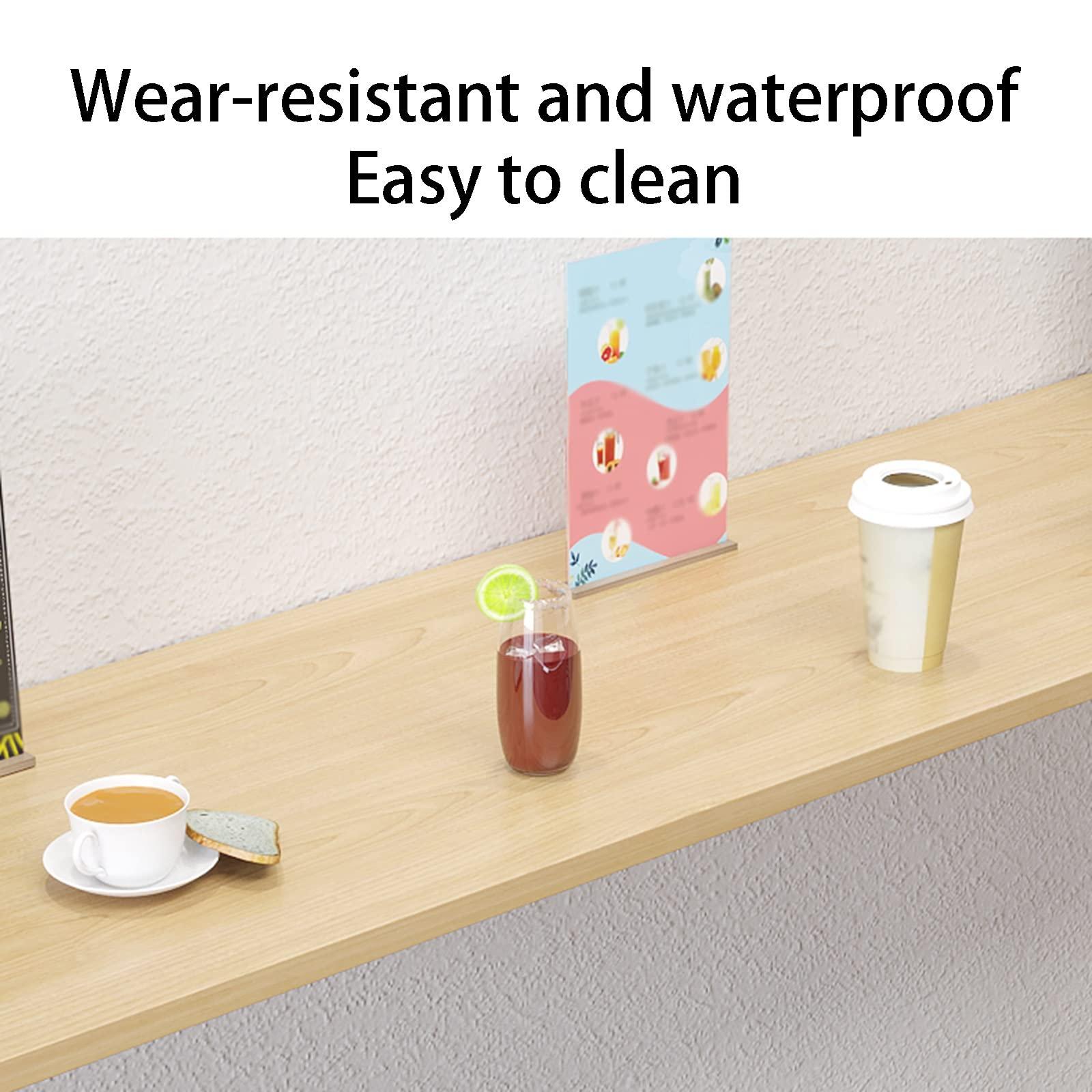 ENKEZI ENKEZI Wall Mounted Floating Folding Table, Wooden Desk for Office Home Kitchen, Modern Wood Folding Wall Mounted Desk, Heavy Duty Wall Mount Table Kitchen Dining Table (Size : 60x40cm(23.6x15.7in))