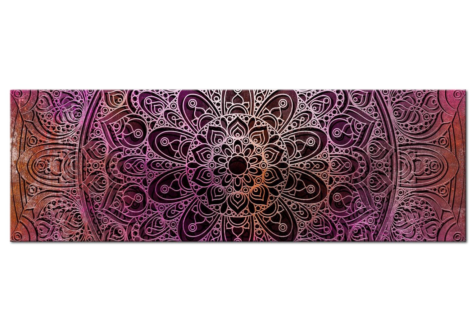 artgeist artgeist Canvas Wall Art Print Mandala 53x18 in - 1pcs Home Decor Framed Stretched Picture Photo Painting Artwork Image Orient Zen f-A-0594-b-b