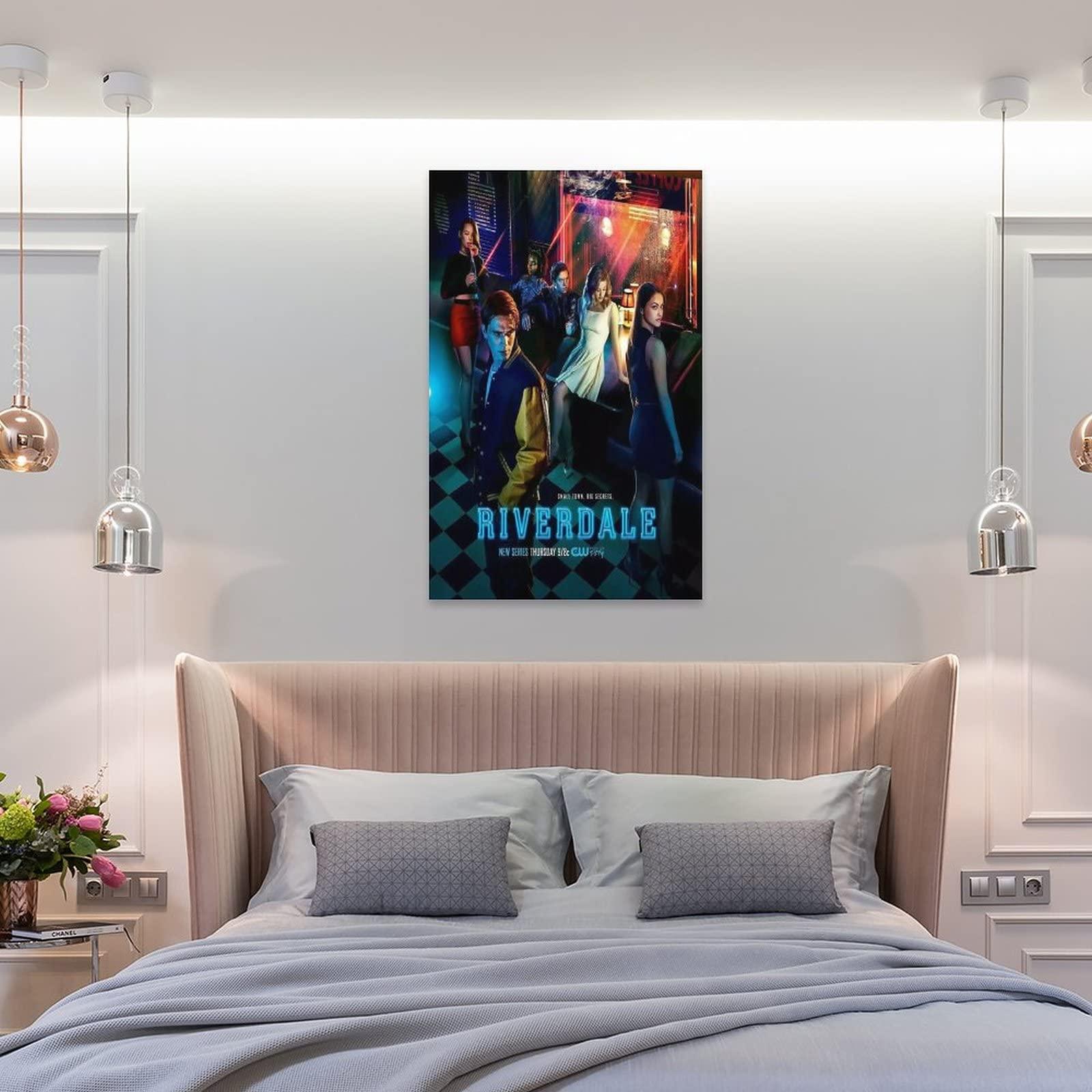 BEBUSH Riverdale Season 1 Smovie Posters (1)(1) Wall Art Paintings Canvas Wall Decor Home Decor Living Room Decor Aesthetic 20x30inch(50x75cm) Frame-Style