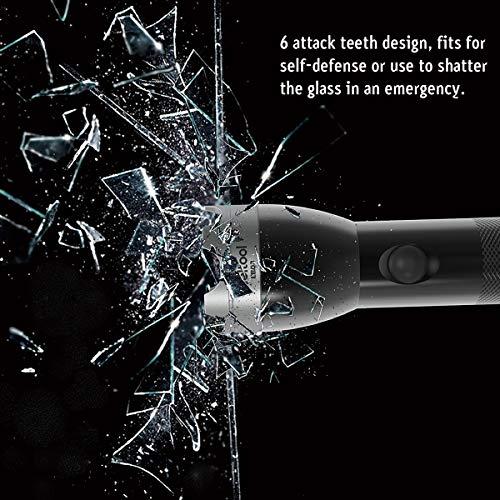 Weltool Weltool Flashlight Strike Bezel - 304 Stainless Steel for Maglite C or D Cell flashlights LED ML300L & ML300 LX - Upgrade Maglite Glass Breaker