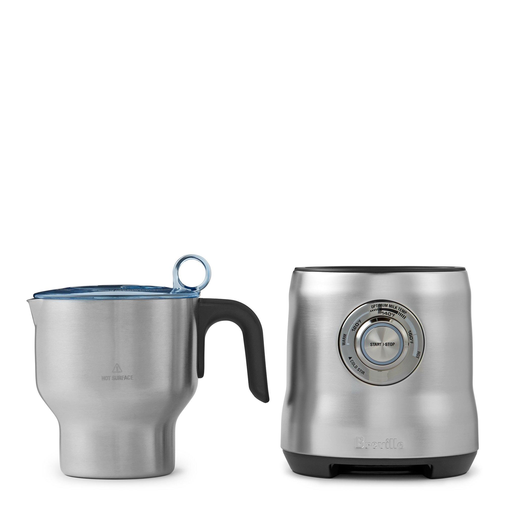 Breville Breville Milk Caf Frothe for Lattes, Cappuccinos and Hot Chocolate, One Size, Brushed Stainless Steel