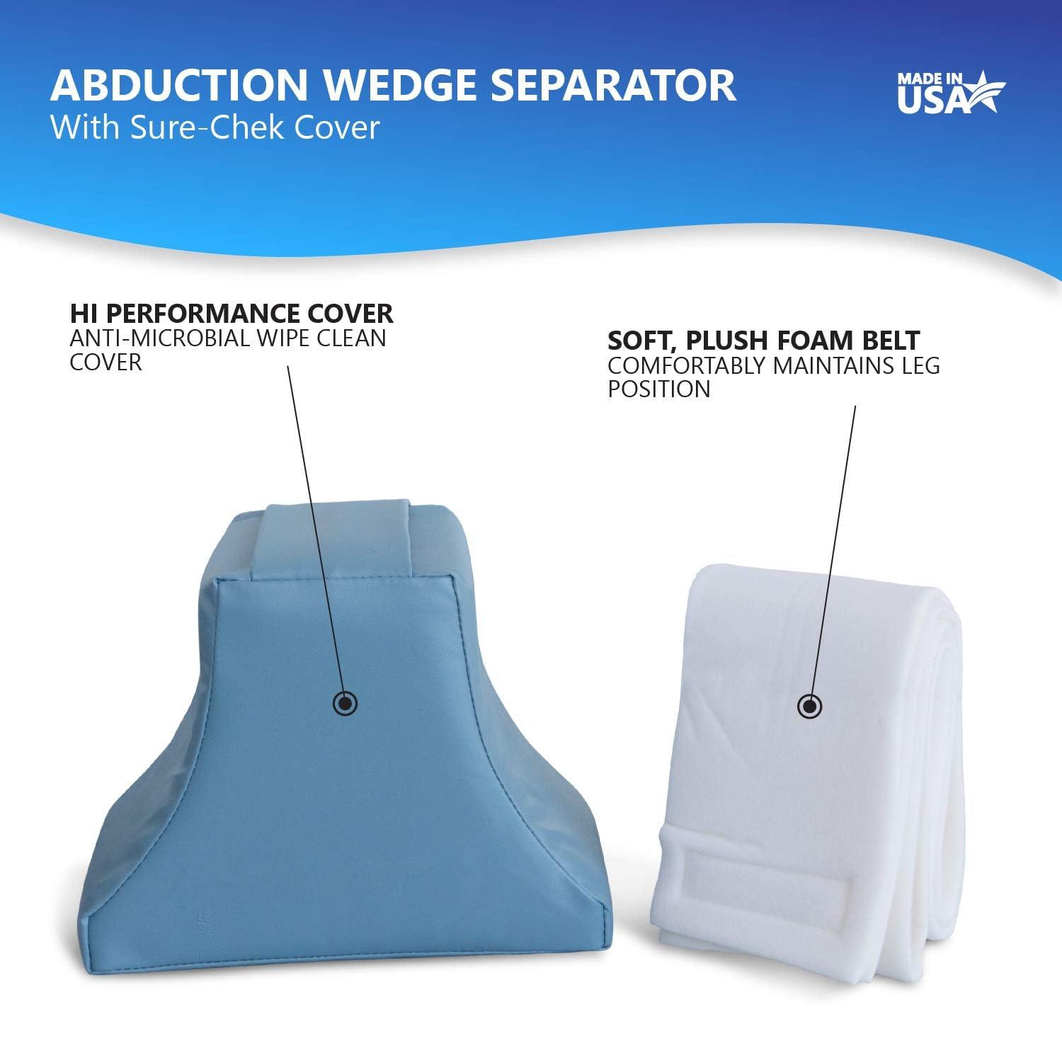 NYOrtho NYOrtho Abduction Wedge Knee Separator - Soft Hip Block Strap Separating Knees Surgery - Contoured Knee Pillow Sciatica Relief - Spine Alignment -Pain Leg - Nerve