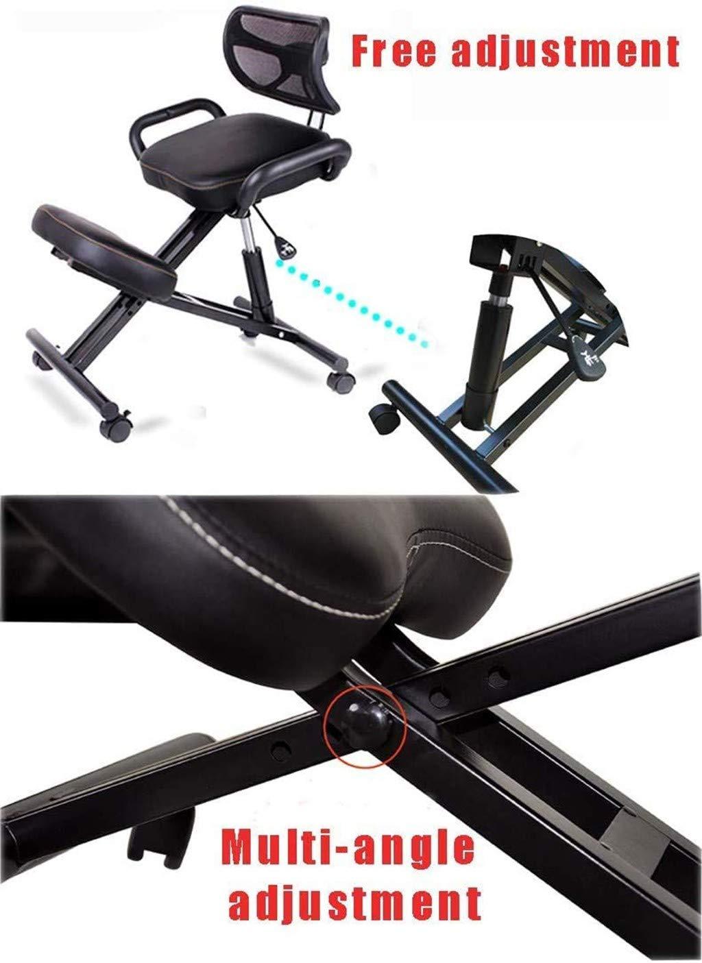 QMZDXH QMZDXH Kneeling Chairs with Back Support, Ergonomic Chair, Help Relieve Back Pain and Improve Posture Correct Sitting Posture Small Stool