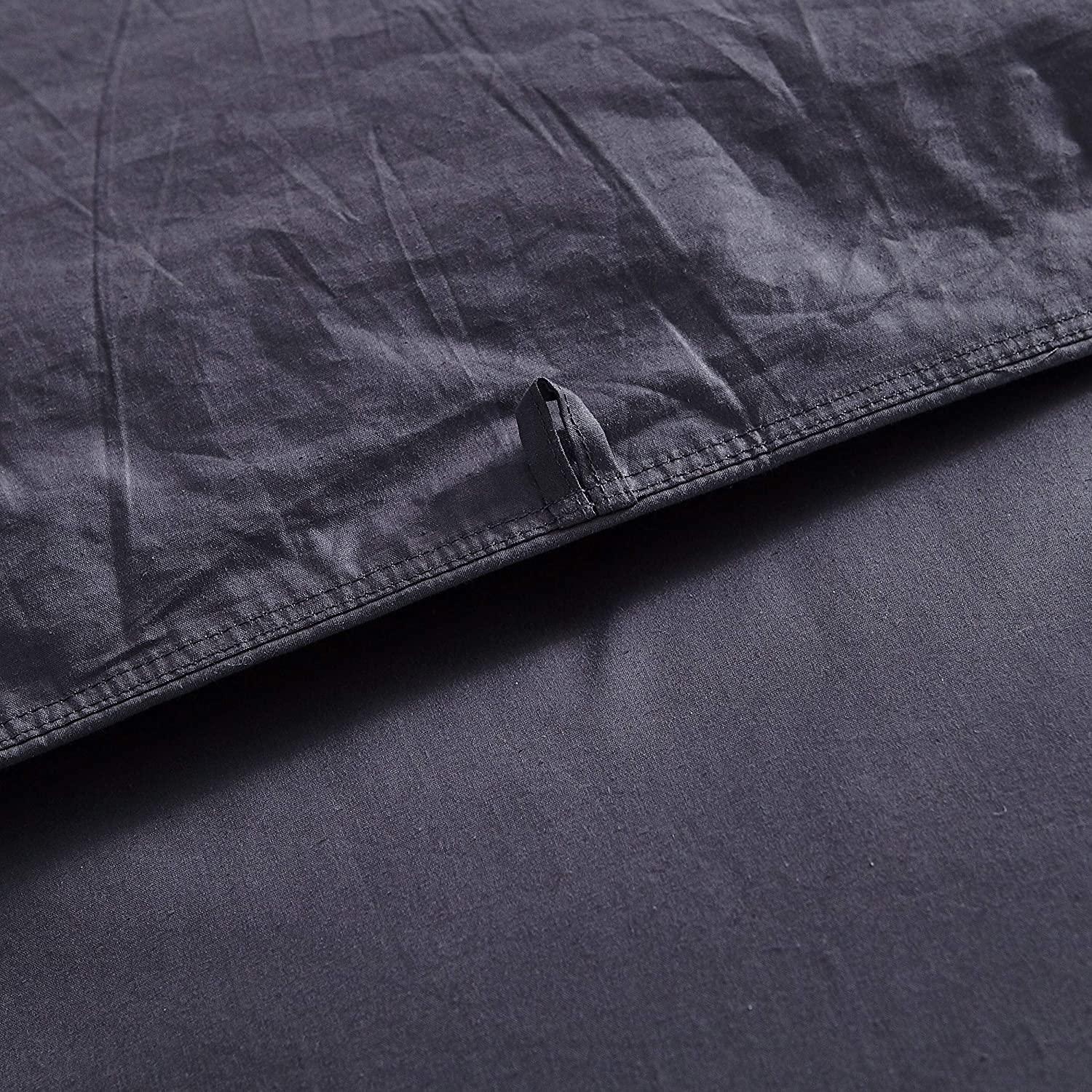 Egyptian Cotton Factory Store Luxurious Oversized California King 108\" x 98\" Siberian Goose Down Comforter, Classic Gray, Premium Baffle Box, 1200 Thread Count 100% Egyptian Cotton Cover, 750+ Fill Power (California King)