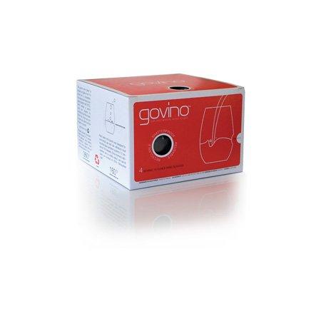 Govino govino Go Anywhere Wine Glasses | Dishwasher Safe, Flexible, Shatterproof, and Recyclable | 16 oz. Each | Set of 4.