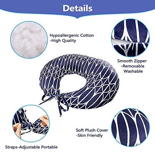 AOSSA BBL Pillow After Surgery Brazilian Butt Lift Pillow Post Surgery Recovery for Sitting Sleeping Driving Booty Butt Pillows for Women Lumbar Back Hip Cushion Seat Support Foam BBL Wedge Pillow