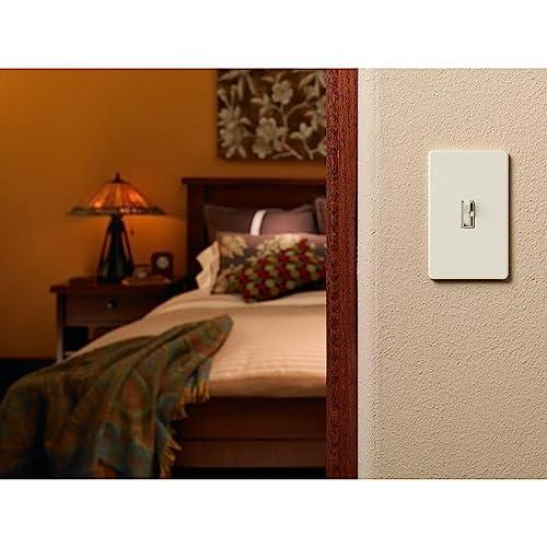 Lutron Lutron Toggler LED+ Dimmer Switch | 150-Watt, Single-Pole/3-Way | TGCL-153PH-IV | Ivory