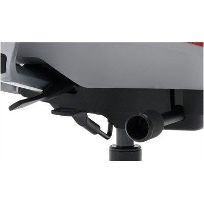 Steelcase Steelcase Amia Task Chair: Black Frame/Polished Aluminum Base - Armless - Hard Floor Casters