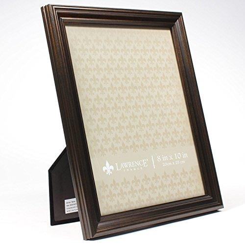 Lawrence Frames Lawrence Frames 535580 Bronze 8x10 Classic Detailed Oil Rubbed Picture Frame