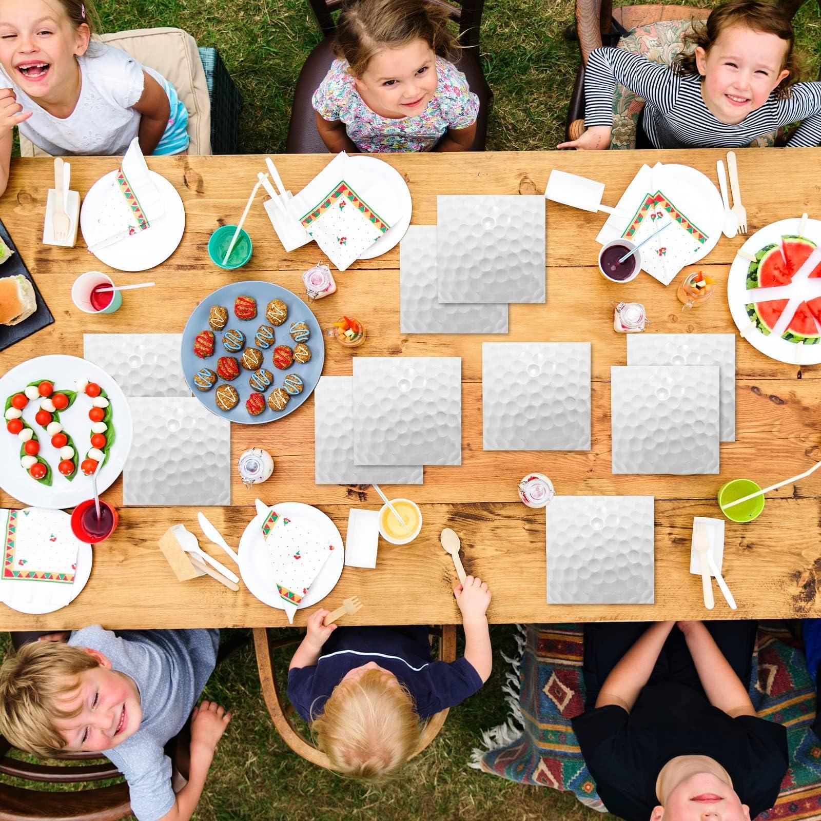 gisgfim 50 Pcs Golf Napkins Party Supplies Golf Ball Birthday Disposable Paper Napkins Sport Theme Luncheon Napkins Party Decorations Favors for Baby Shower Kids Party