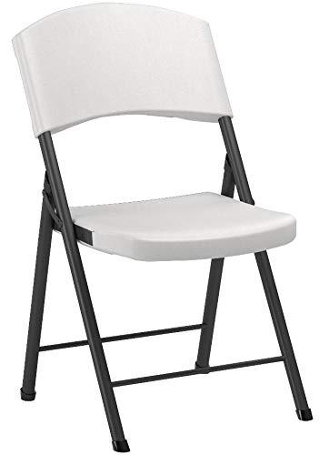 Lifetime Lifetime 42810 Light Commercial Folding Chair (Pack of 4), White