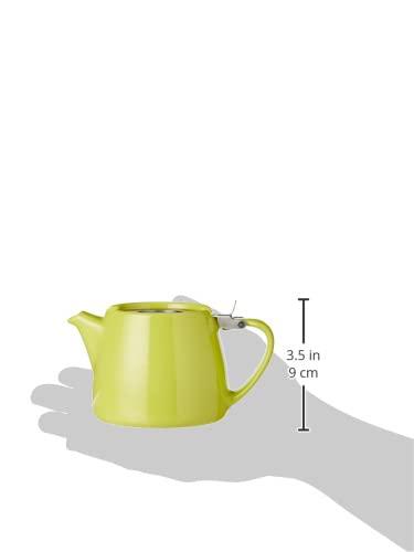 Tea People Forlife Stump Teapot 400 mL, Lime, Ceramic