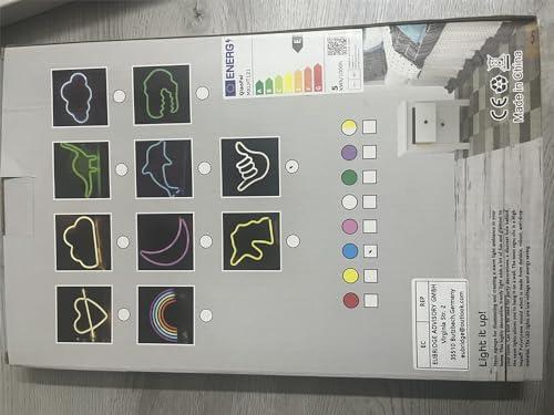 QiaoFei QiaoFei Cute Blue Neon Light,LED Cloud Sign Shaped Decor Light,Marquee Signs/Wall Decor for Christmas,Birthday Party,Kids Room, Living Room, Wedding Party Decor(Blue)