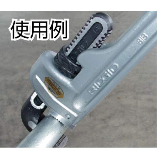 RIDGID RIDGID 31090 Aluminum Straight Pipe Wrench, 10\" Sturdy Plumbing Wrench with Self Cleaning Threads and Hook Jaws