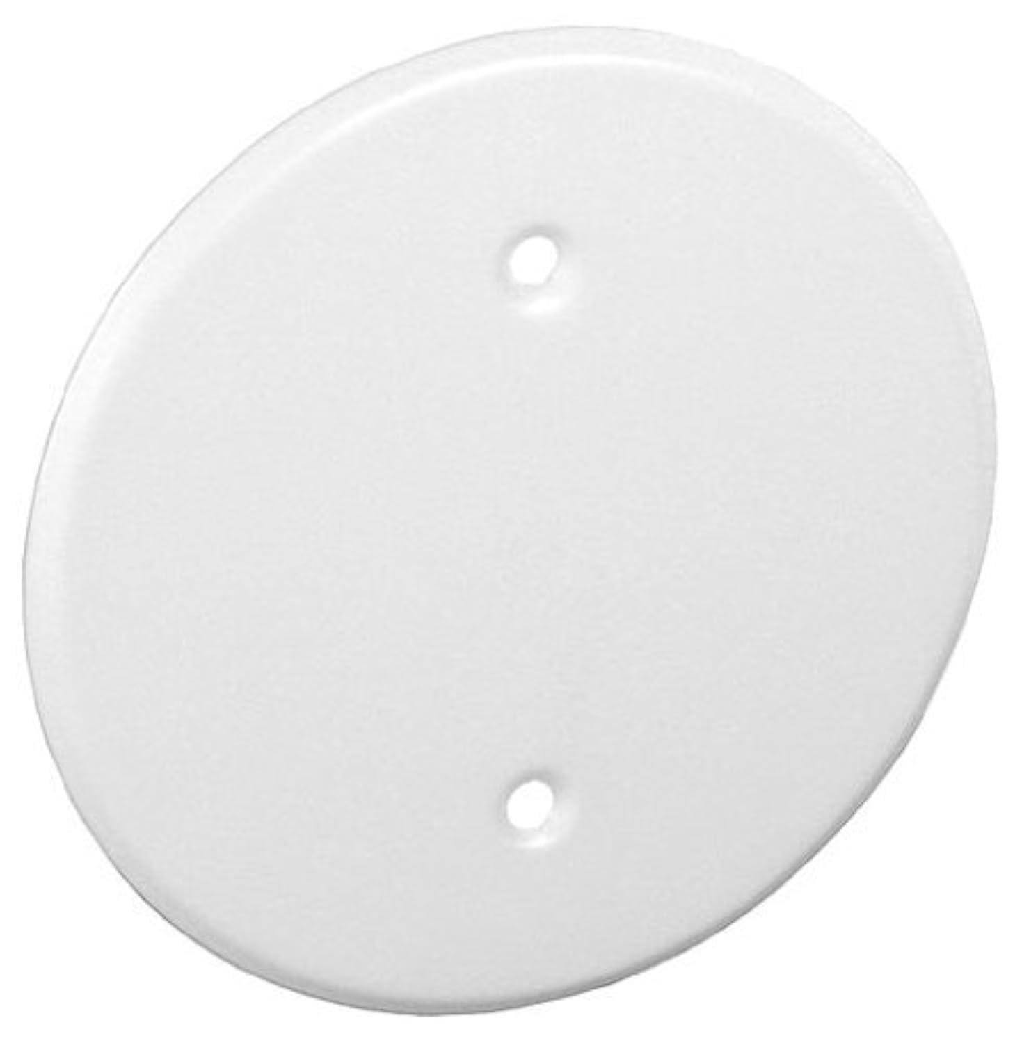 Garvin Garvin Industries White Ceiling Blank-Up Covers 5 Inch Diameter 1/4 Inch Edge Taper