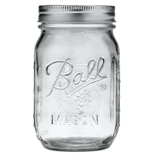 Ball Ball Pint Jar, Regular Mouth, Set of 12, (16 oz)