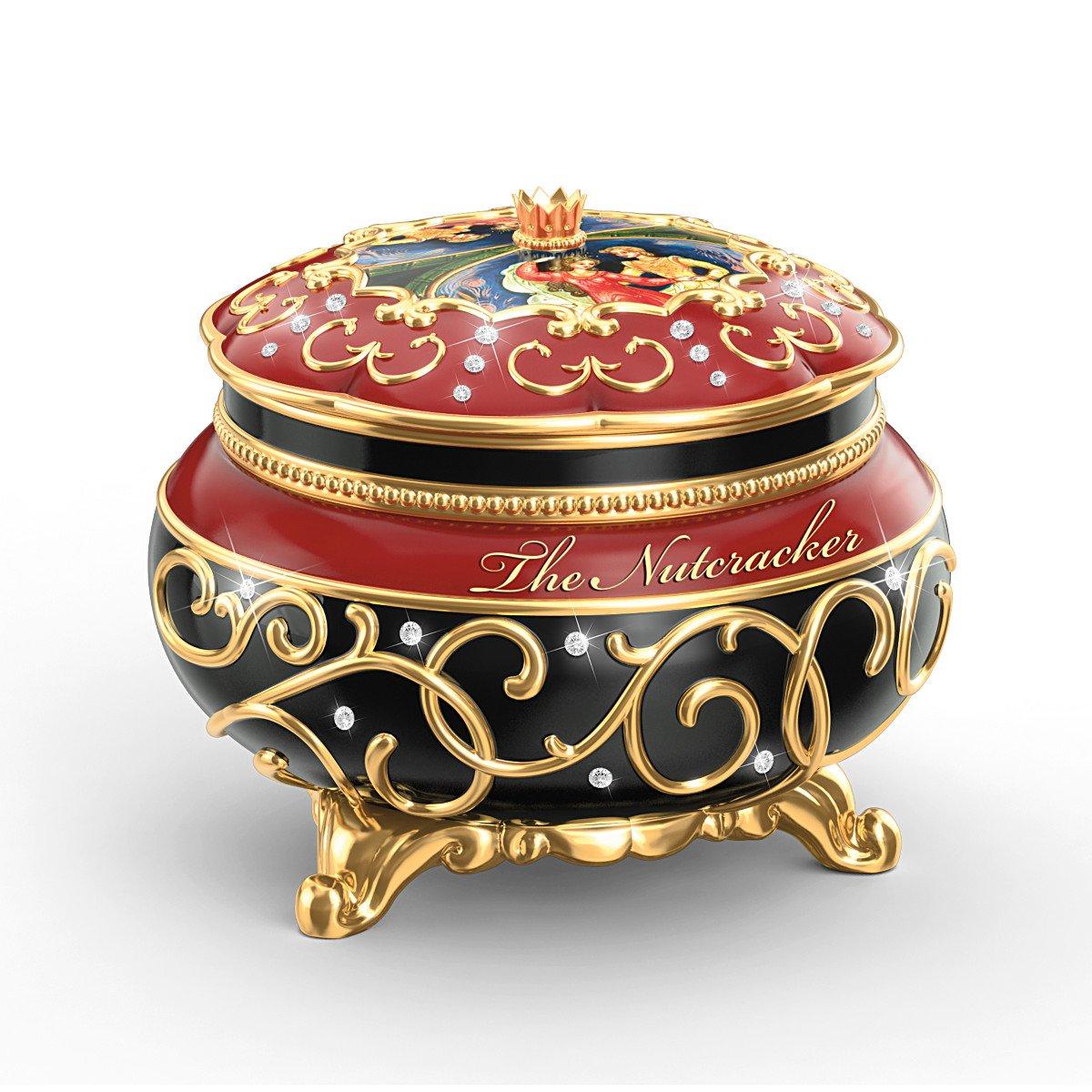 The Bradford Exchange Music Box: Clara and The Nutcracker Heirloom Music Box