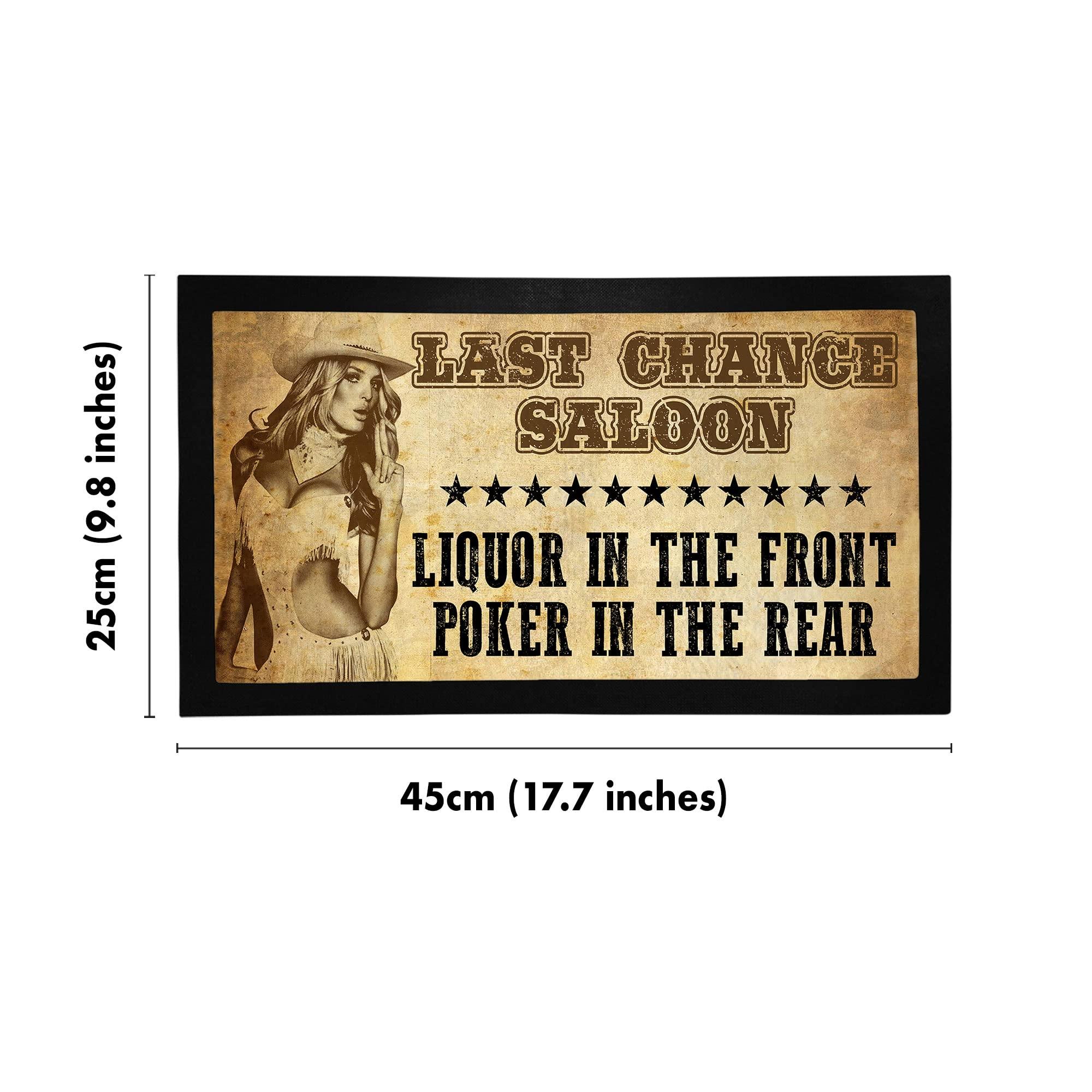 Bang Tidy Clothing Rubber Bar Mat Bar Runner Saloon Spill Mat Gift Idea