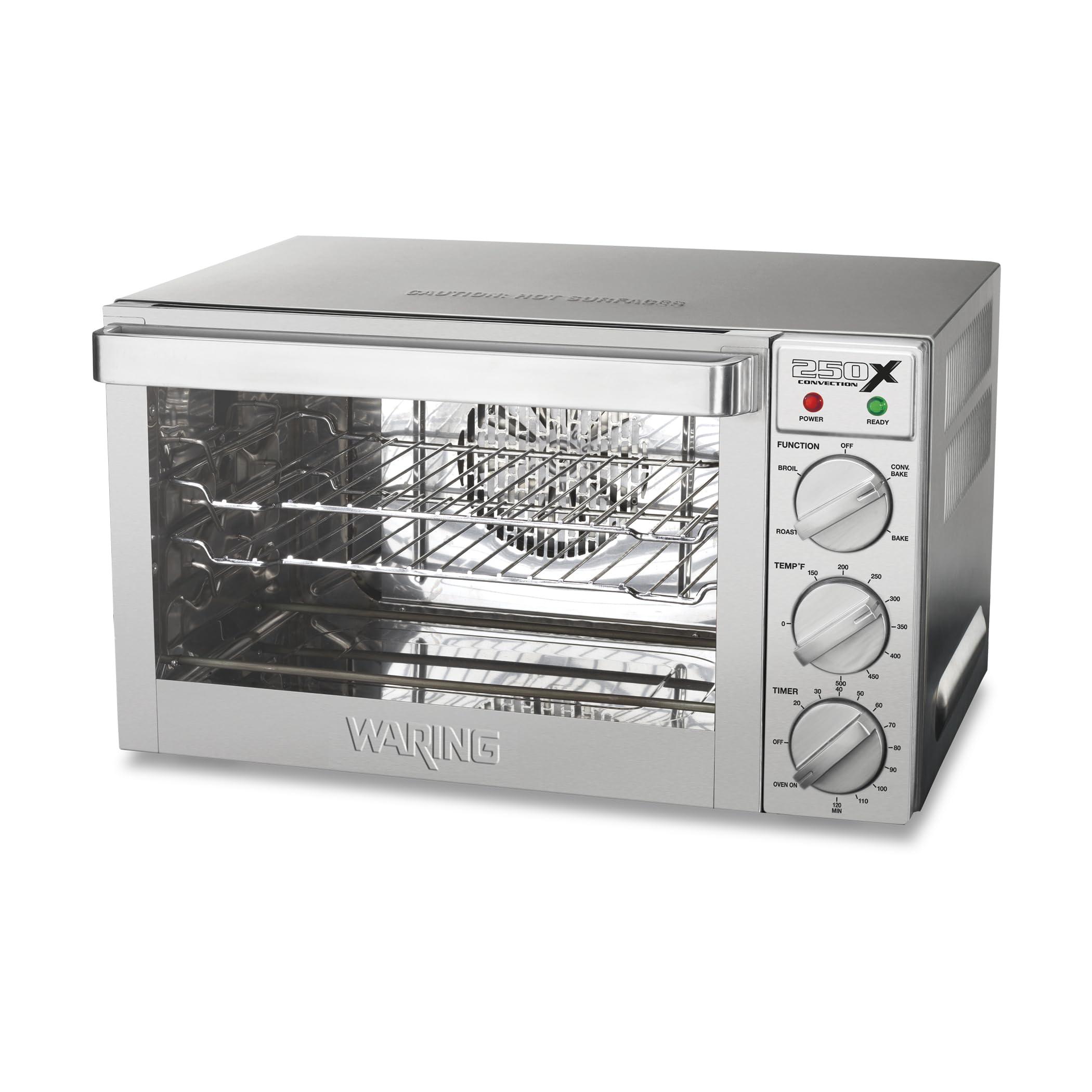 Waring Waring Commercial WCO250X Quarter Size Pan Convection Oven, 120V, 5-15 Phase Plug