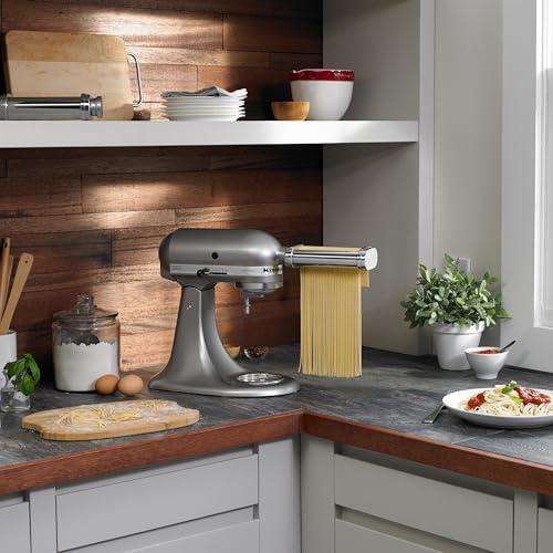 KitchenAid KitchenAid KSMPDX Pasta Deluxe Set Stand Mixer Attachment, Stainless Steel , 5 Piece ( Pack of 1)