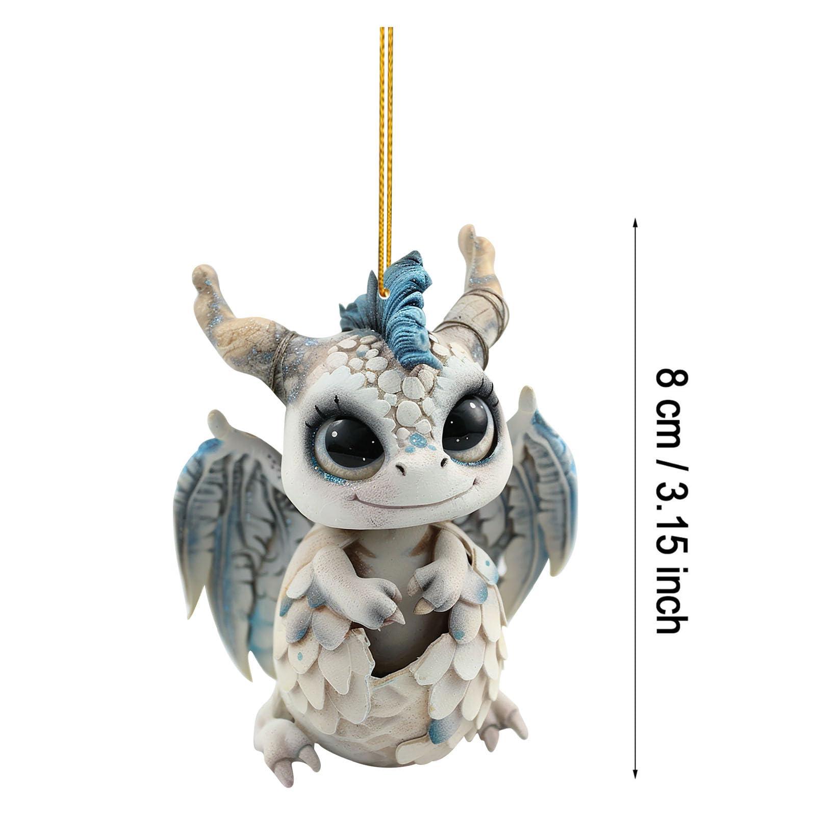 Whedai Hanging Lighted Christmas Decorations New Christmas Tree Decoration Acrylic Flat Pendant 2D Party New Year Christmas Crafts Independent Day Gnome (B, One Size)