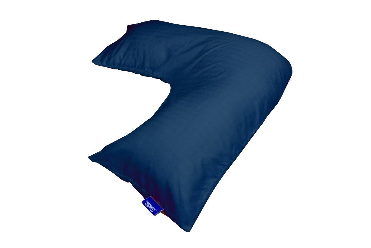 Contour Legacy Contour Products L Pillow Case, Navy, Made Specifically for The Contour Products L-Shaped Body Pillow