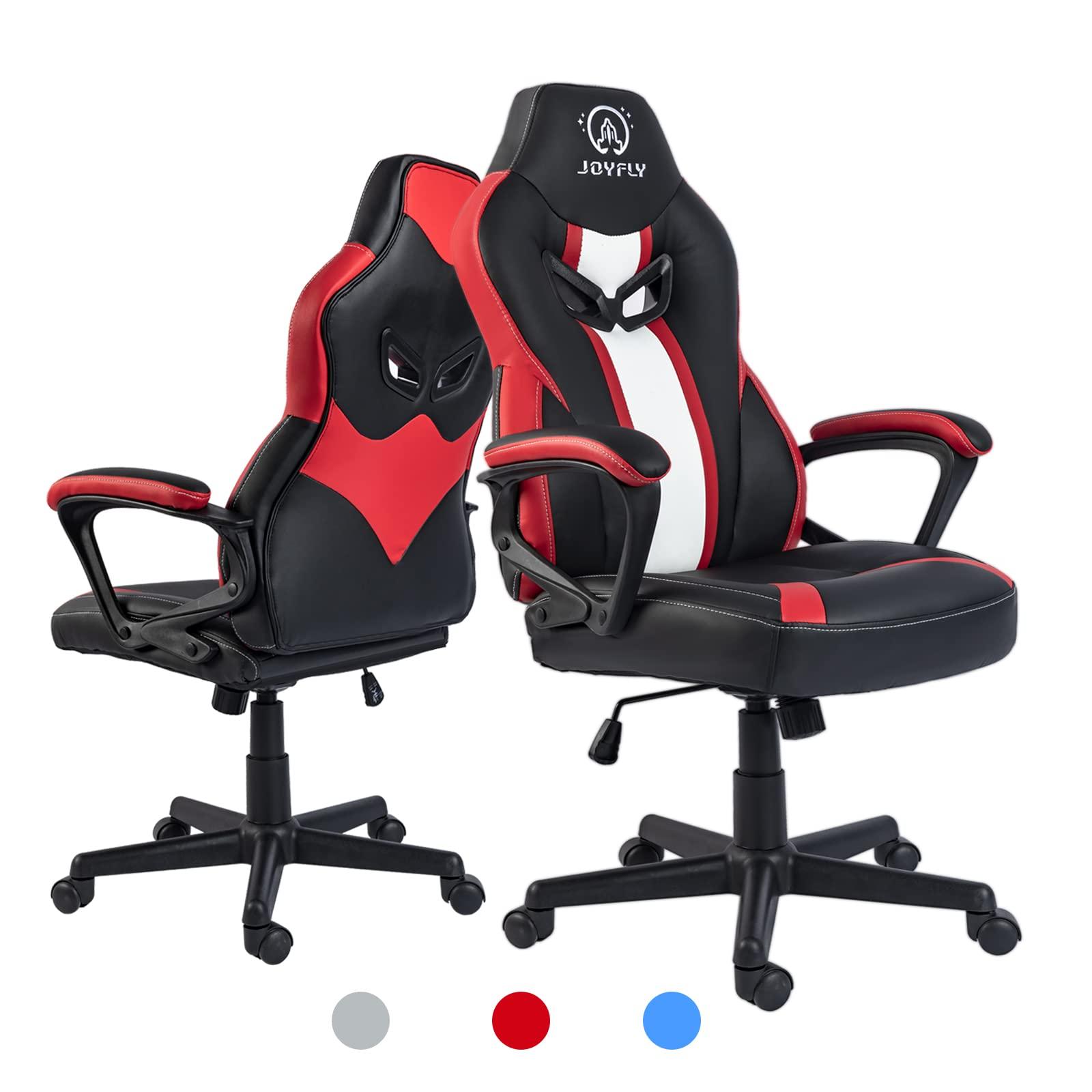 JOYFLY JOYFLY Gaming Chair, Computer Gaming Chair Video Game Chairs for Teens Adults, Silla Gamer Chair Racing Ergonomic PC Office Chair with Lumbar Support(Red)