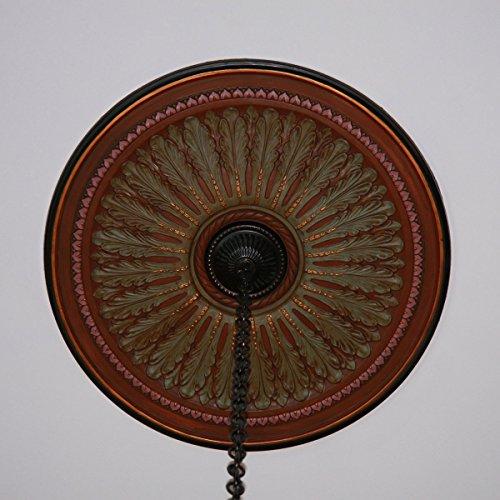 Ekena Millwork Ekena Millwork CM29OA Oakleaf Ceiling Medallion, 29 1/8\"OD x 3 5/8\"ID x 1\"P (Fits Canopies up to 6 1/4\"), Factory Primed